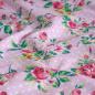 Preview: Baumwolljersey Rosenzweige Pünktchen rosa – FVJ